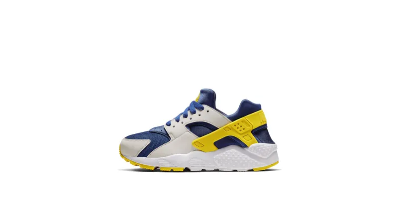 Nike Huarache Run Blue (GS) Igloo Blue/Opti Yellow (654275-418)