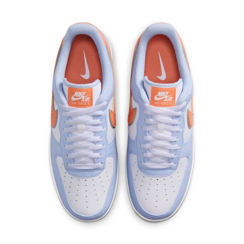 Nike Air Force 1 Low ’07 “Hydrogen Blue Orange Frost” (IR1980-407)
