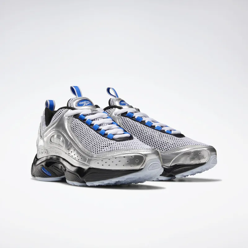Reebok Daytona DMX II BlackEyePatch Black/Vital Blue-Silver Metallic (Other Brands Other)