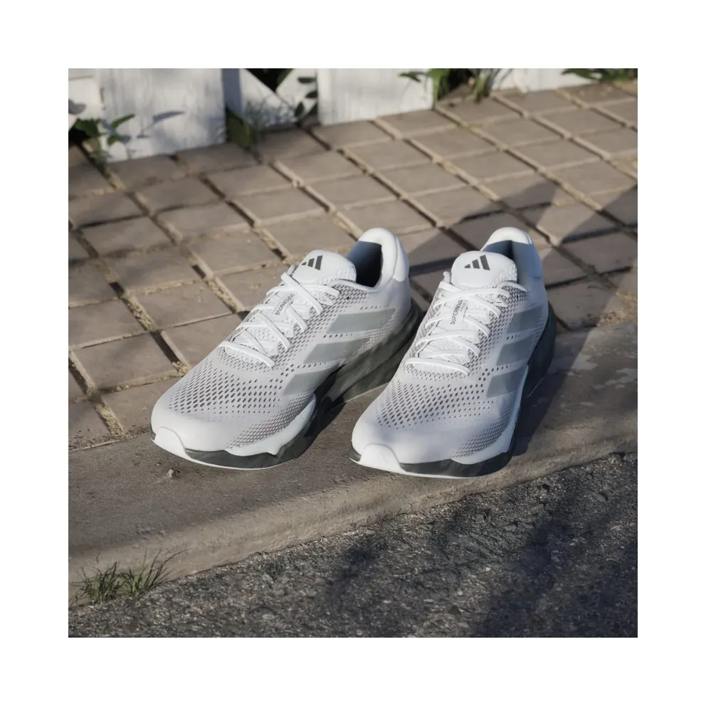Adidas Supernova Stride 2 Running Shoes GREY / Silver Metallic / Core Black (JR0220)
