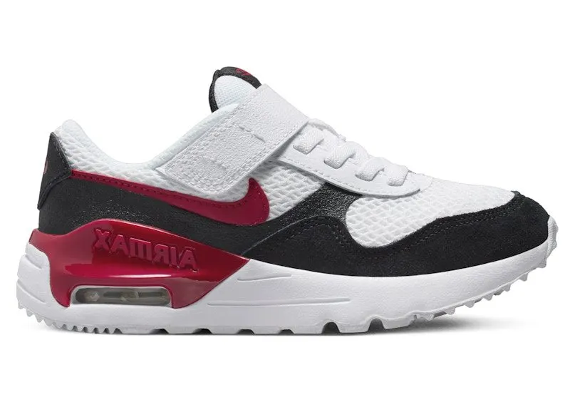 Nike Air Max SYSTM White Black Gym Red (DQ0285-117)