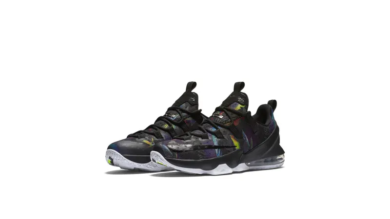 Nike LeBron 13 Low Birds of Paradise Black/Black-White-Volt (831925-051)