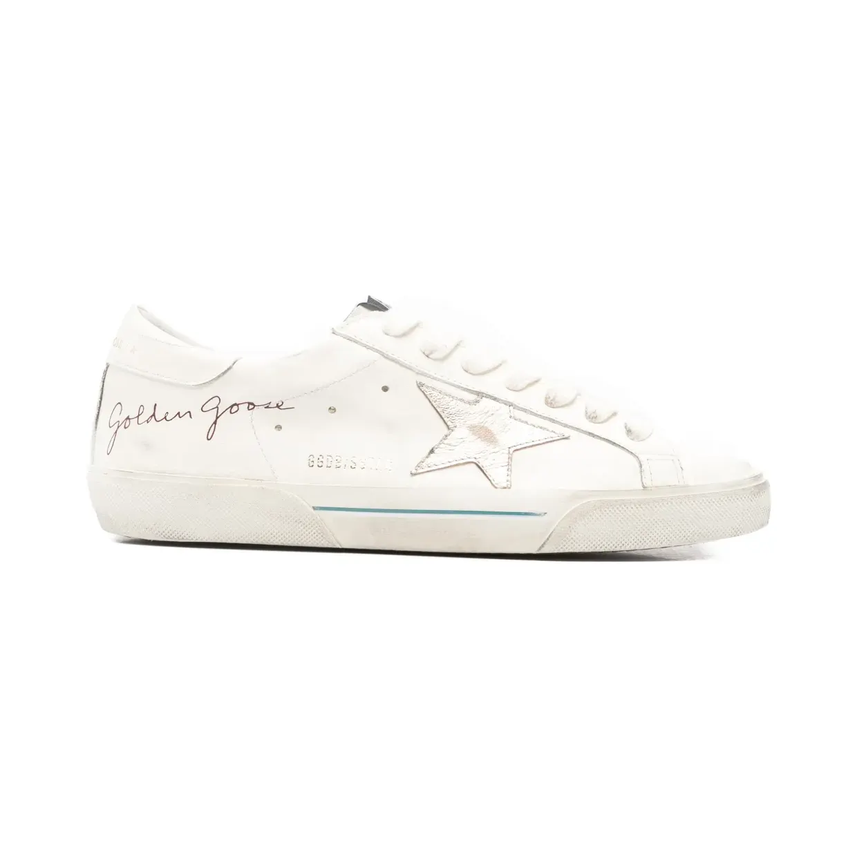 Golden Goose Super-Star leren sneakers – Beige (GMF01015F008166)