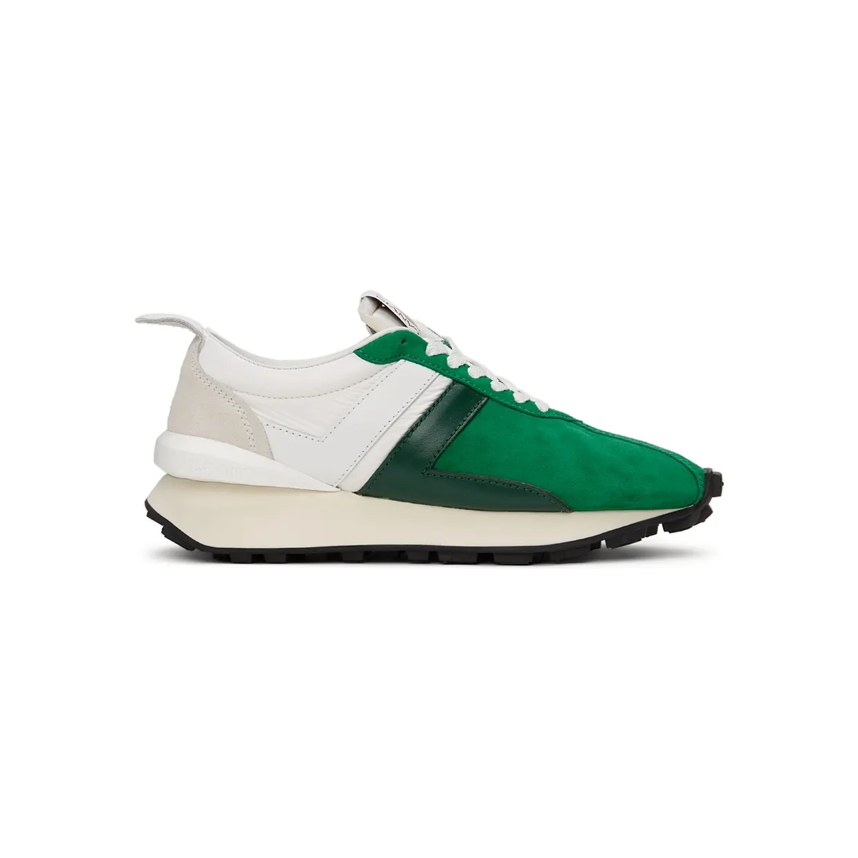 Lanvin Green Suede Bumpr Sneakers (M-SKBRUC-SUNY)