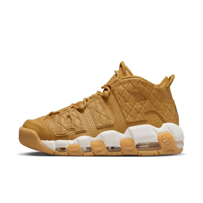 Nike Air More Uptempo Quilted Wheat Gum Light Brown (DX3375-700)