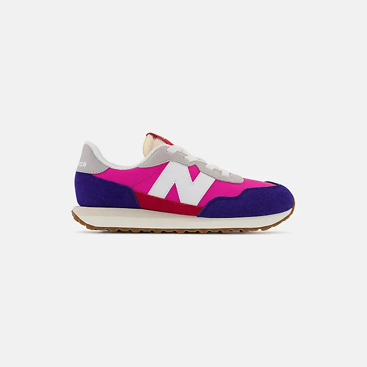 New Balance Kids Pink & Navy 237 Bungee Little Kids Sneakers (PH237EG)