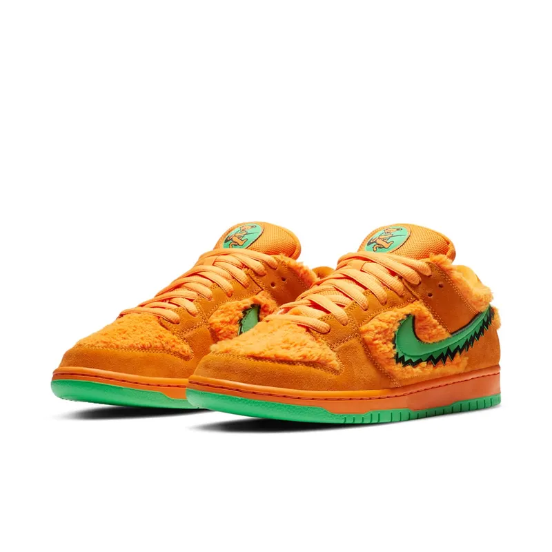 Nike SB Dunk Low Grateful Dead Bears Orange Bright Ceramic/Green Spark (CJ5378-800)