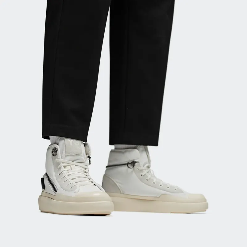 Adidas Y-3 Ajatu Court High Core White / Orbit Grey / Cream White (GW8619)