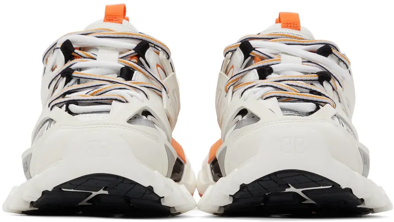 Balenciaga Orange & White Track (542436 W1GB1)
