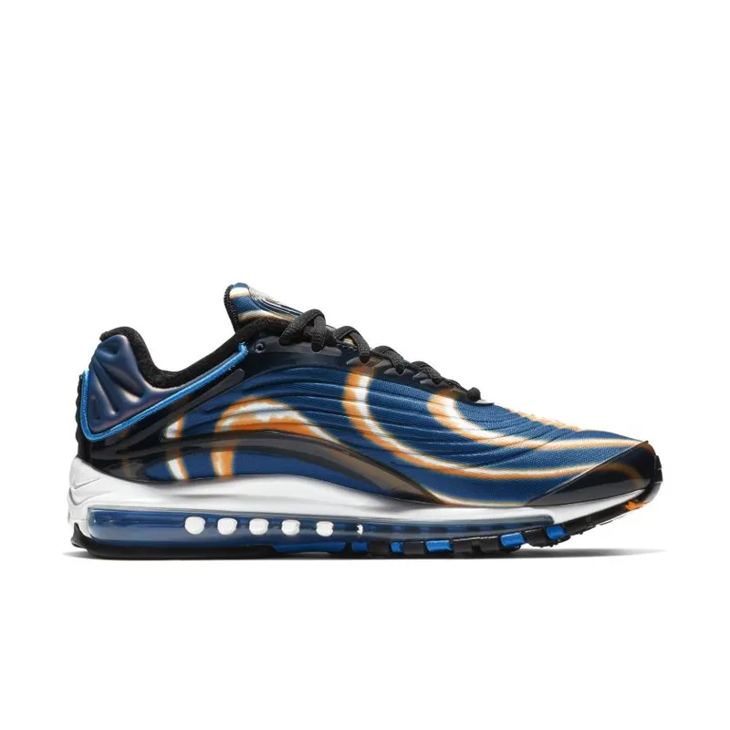 Nike Air Max Deluxe Blue Force Cool Grey/Total Orange-Blue Force-Black-Bright Grape-Cobalt Tint (AJ7831-002)