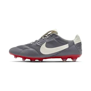 Nike Premier 3 Low FG “Light Graphite / Varsity Red / Metallic Summit White” (HM0265-003)
