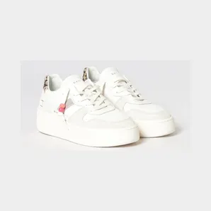 D.A.T.E D. A.T. E. Platform Sneakers in Leather Multicolor (W441CPVCWD)
