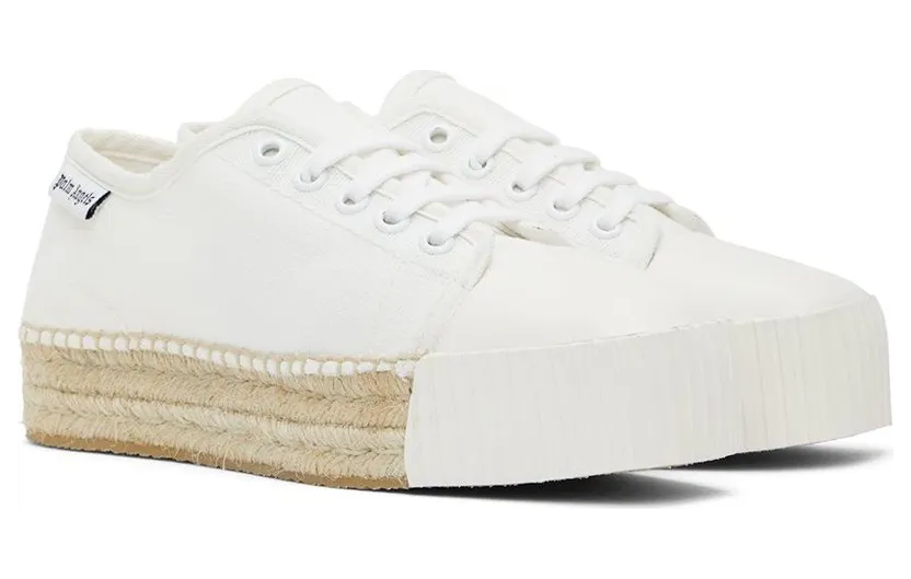 Palm Angels Off-White Lace-Up Espadrille Sneakers (PWIB003S22FAB0010100) (4)