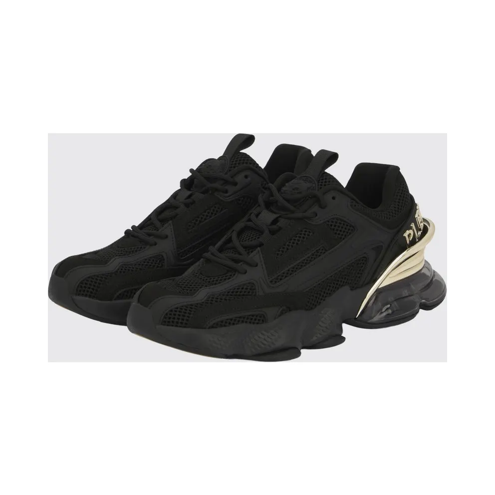 Plein Sport Runner PS Thunder Mix Low-Top Mesh with Notched Sole Black 1 (SAESUSC0750STE003N0293)