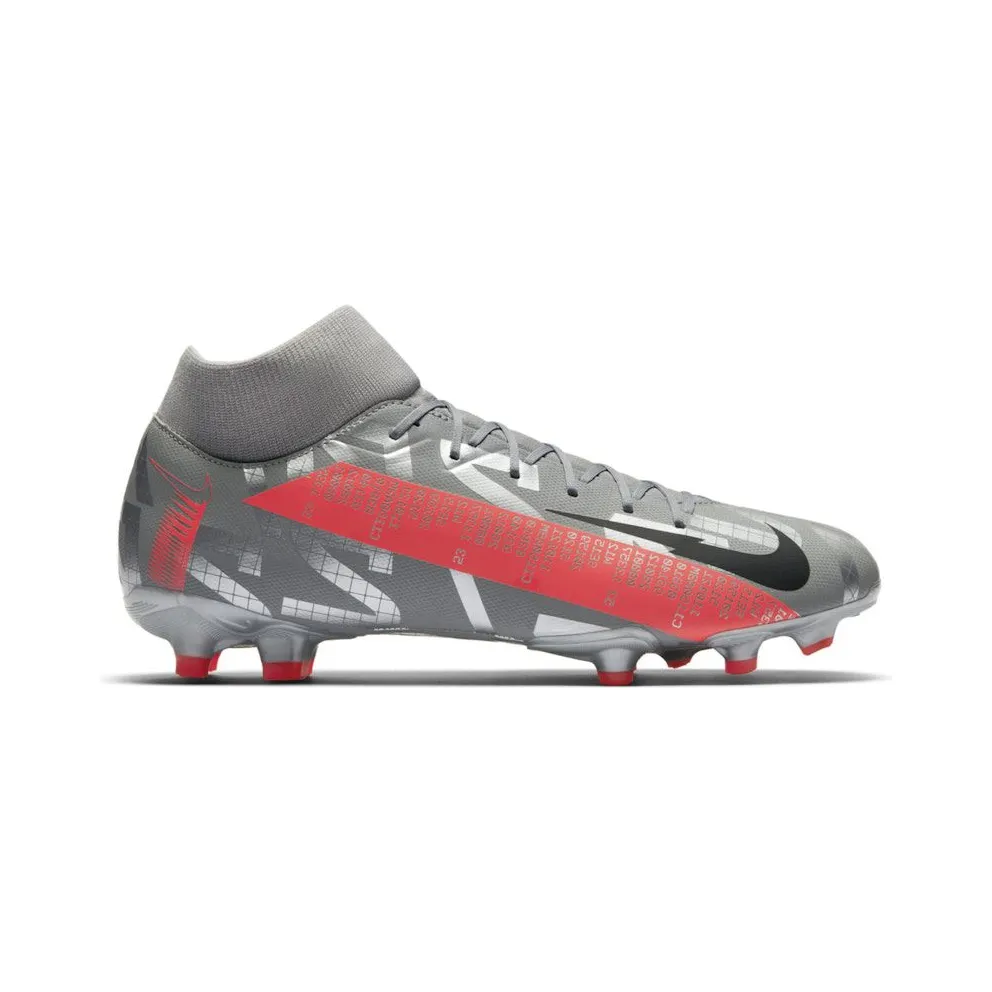 Nike Mercurial Superfly 7 Academy MG Metallic Grey Crimson (AT7946-906)