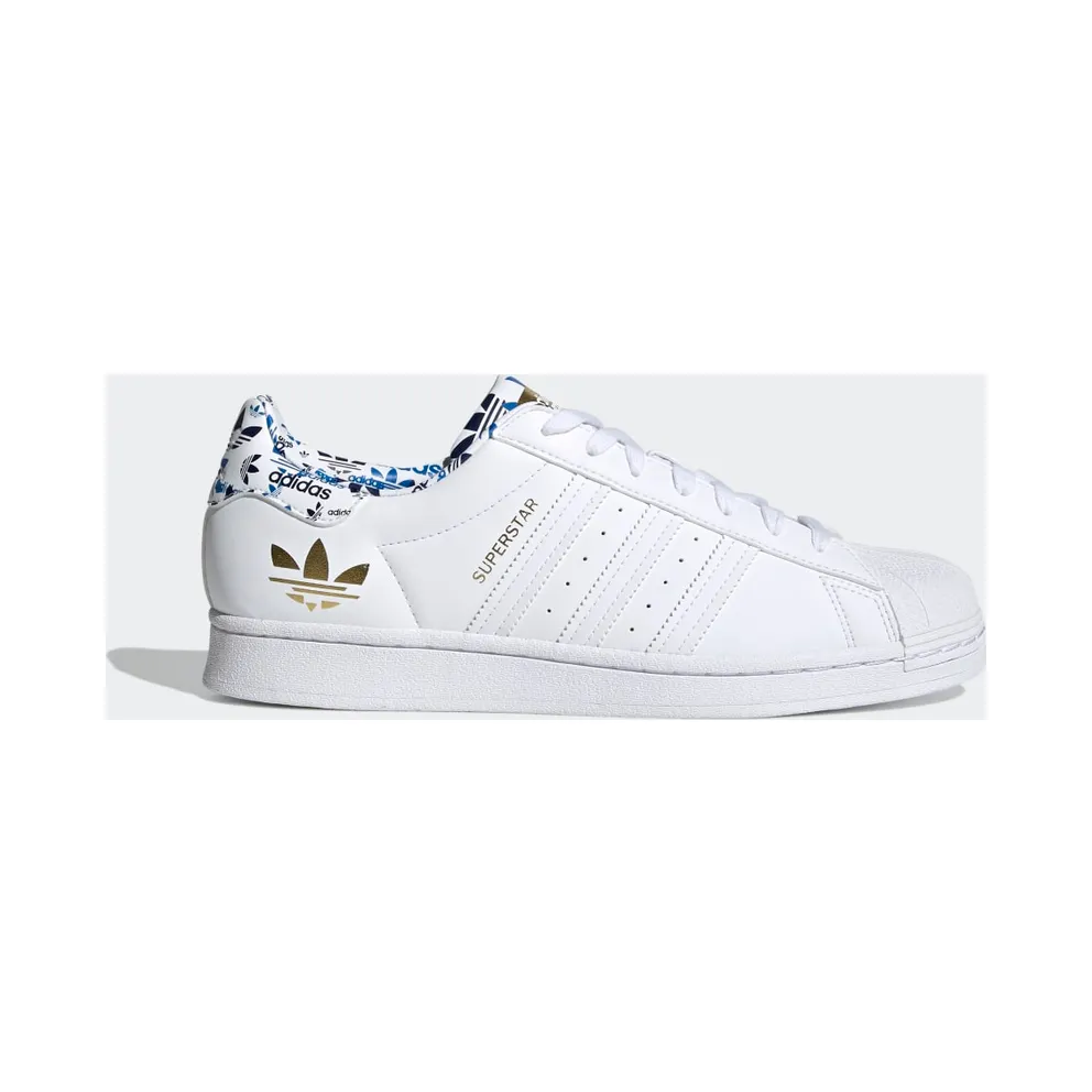 adidas Superstar Schuh Cloud White / Cloud White / Gold Metallic (H00186)