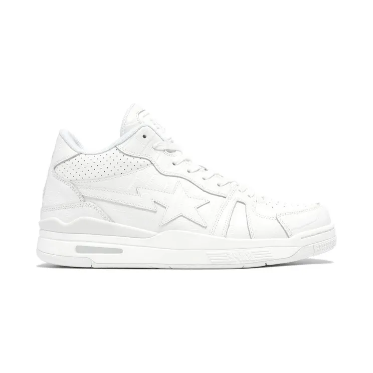 A Bathing Ape Clutch Sta #2 White Croc (0ZXSHM191315MWHX)