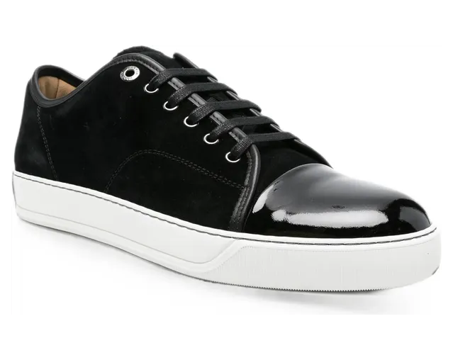 Lanvin DBB1 Patent-toe Suede “Black” (FM-SKDBB1 VBAL-P15- 10) (2)