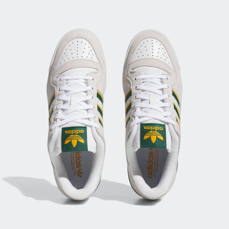 Adidas Forum 84 Low ADV Crystal White / Dark Green / Preloved Yellow (IG7583)