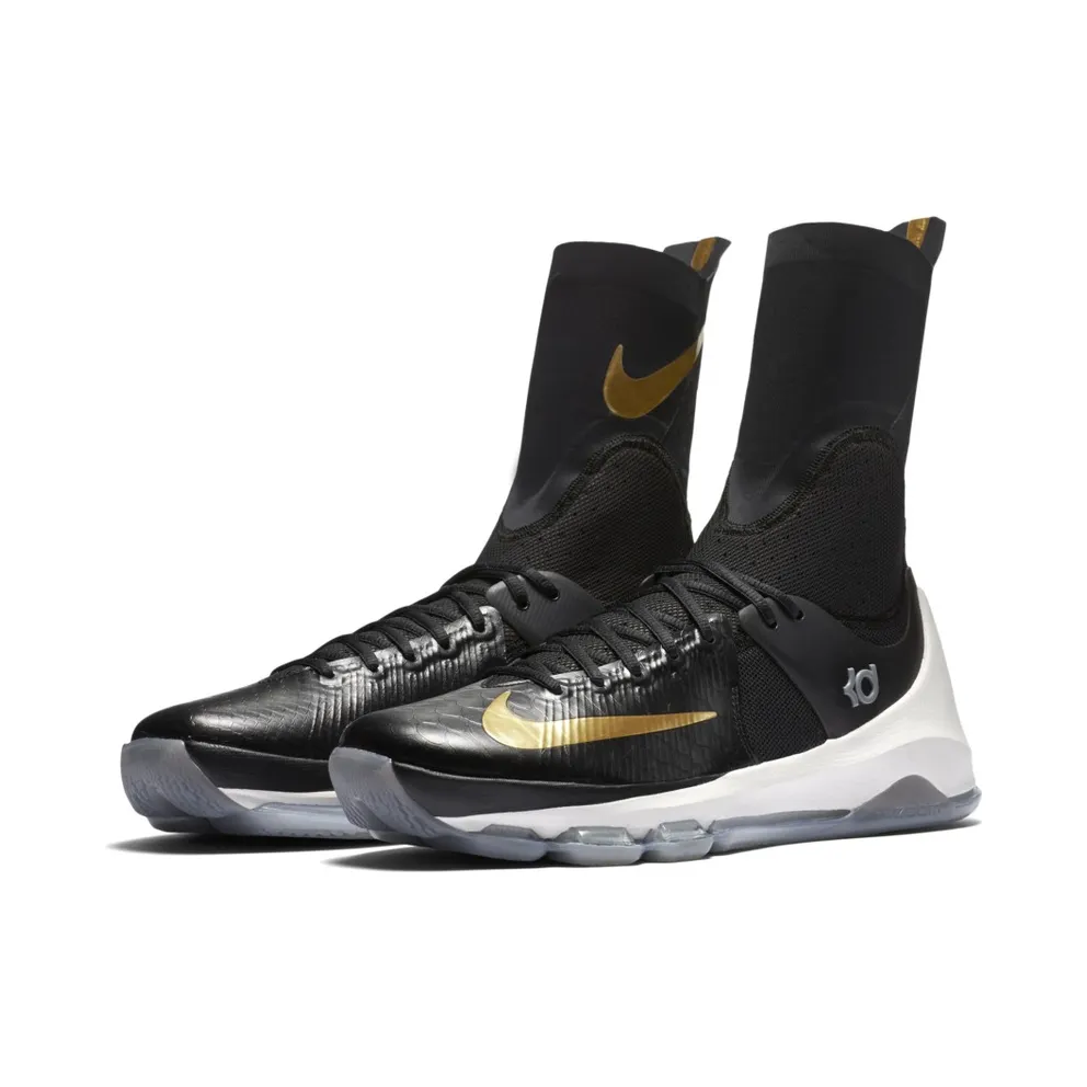 Nike KD 8 Elite Away Black/Metallic Gold-Sail (834185-071)