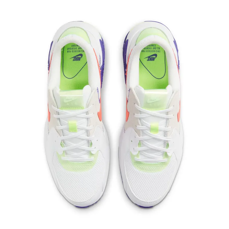 Nike Air Max Excee White Indigo Burst Volt Bright Crimson (DD2985-100)