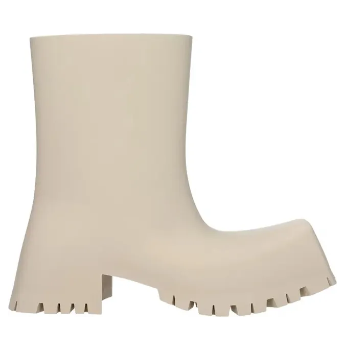 Balenciaga Trooper Rubber Boot Light Beige (679326W0FO82000)