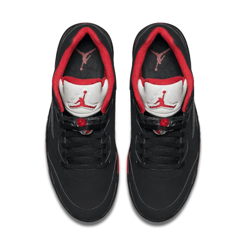 Jordan 5 Retro Low Alternate 90 Black/Gym Red-Metallic Hematite (819171-001)