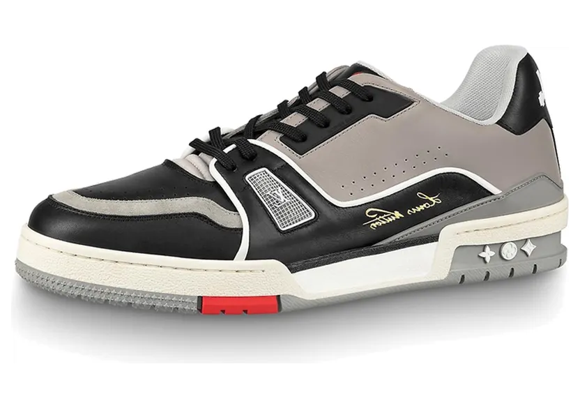 Louis Vuitton x Virgil Abloh Low Top LV Trainer ‘Noir’ (2019) (1A54H3)