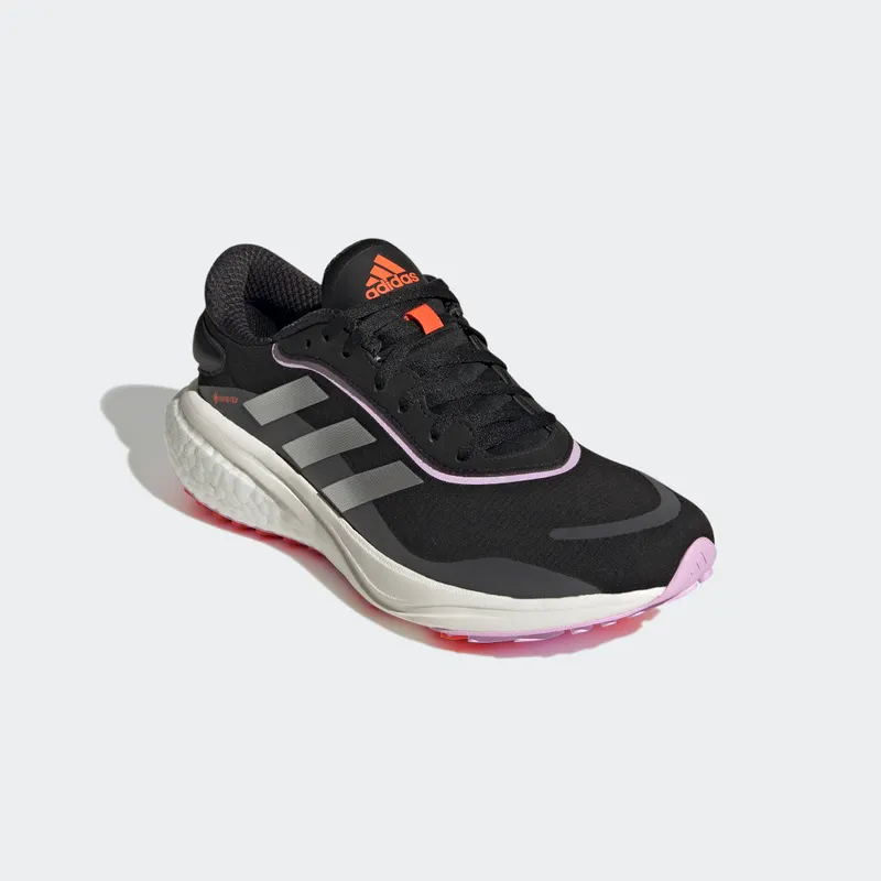 adidas Supernova GORE-TEX Core Black / Silver Metallic / Impact Orange (GY8319)