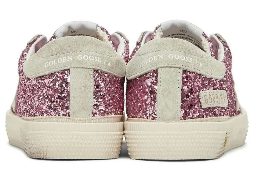 Golden Goose Kids Pink Glitter May Sneakers (GYF00112.F002813.25623) (2)