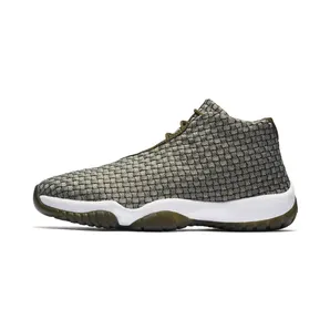 Air Jordan Future Dark Grey “Olive Canvas / White / Metallic Silver” (656503-305)