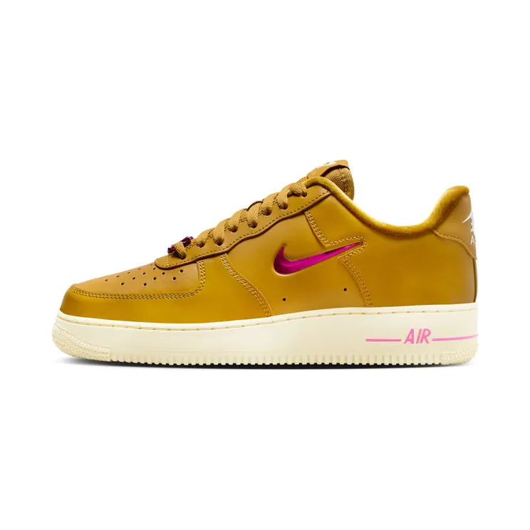 Nike Air Force 1 Jewel Bronzine Just Do It “Bronzine / Alabaster / Coconut Milk / Playful Pink” (FB8251-700)
