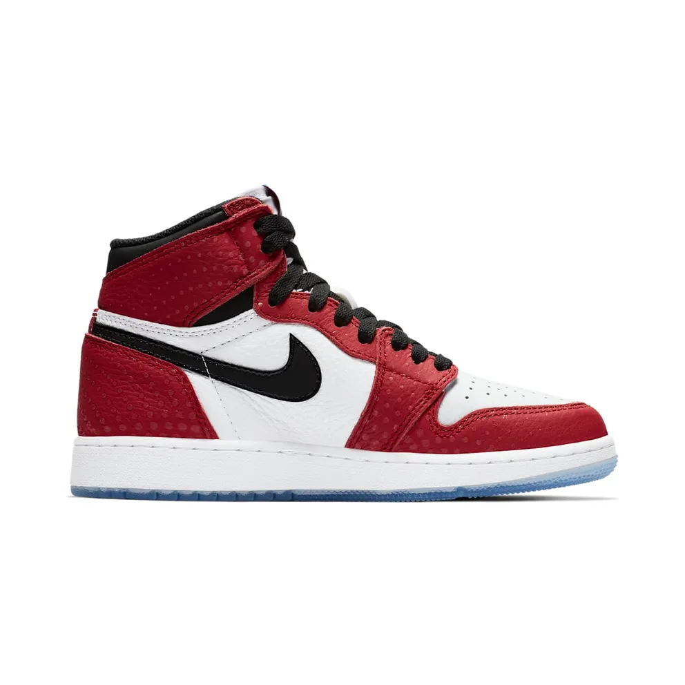 Air Jordan Nike AJ I 1 Retro High OG ‘Chicago Crystal’ (Spider-Man Origin Story) (GS) (575441-602)