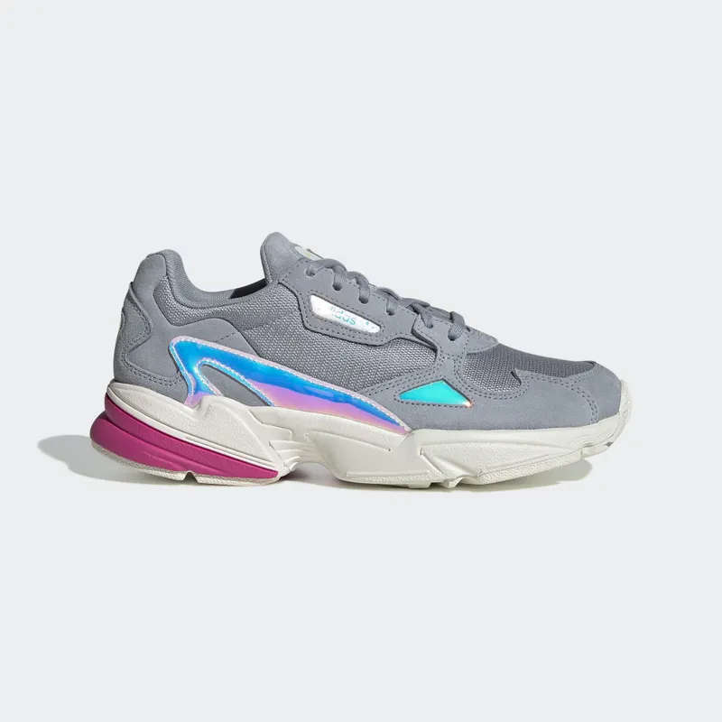 adidas Falcon Light Grey (W) Light Grey/Chalk White/Real Magenta (EG2676)