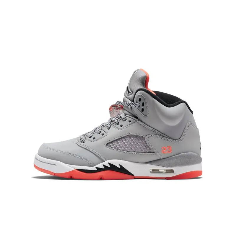 Jordan 5 Retro Hot Lava (GS) Wolf Grey/Black-Hot Lava-White (440892-018)