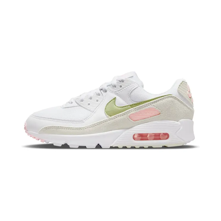 Nike Air Max 90 White Olive (W) “White / Sea Glass / Arctic Punch / Olive Aura” (DM2874-100)