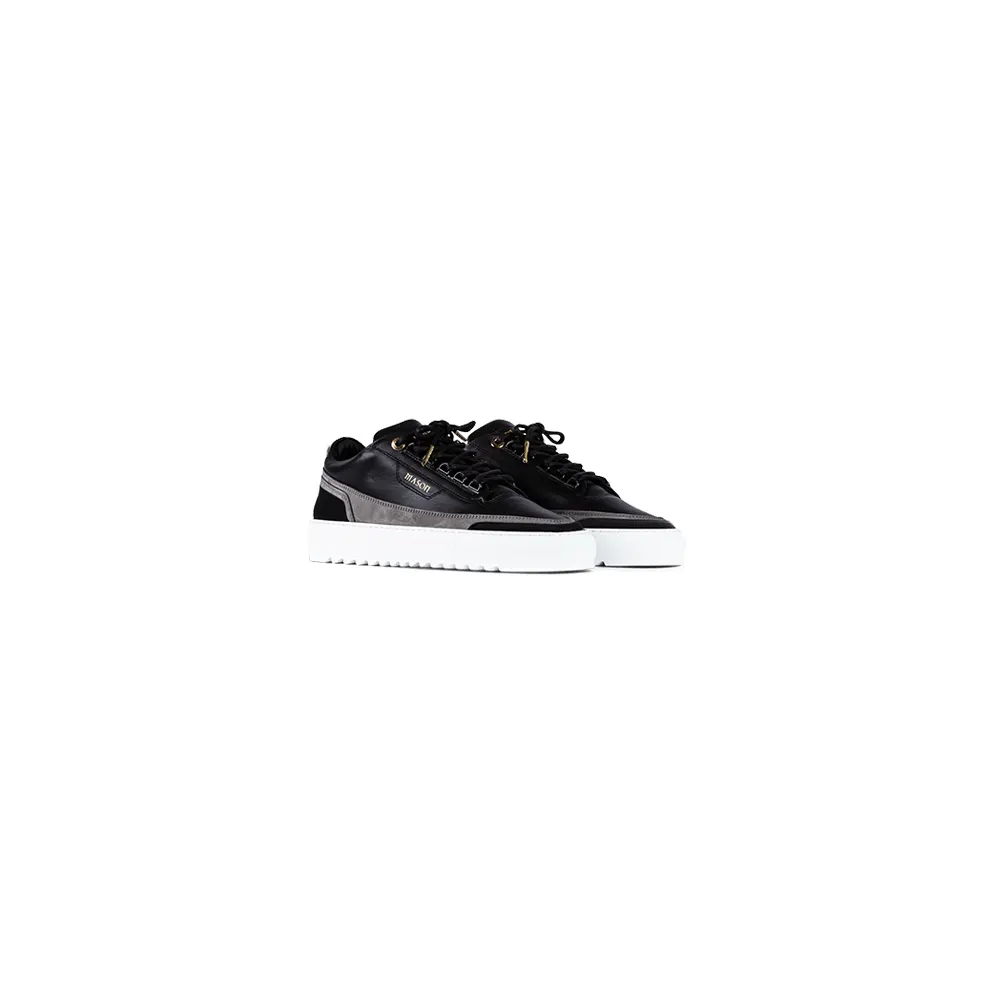 Mason Garments Firenze Leather/Nubuck/Suede Black/Grey Schwarz (NOS-3B)