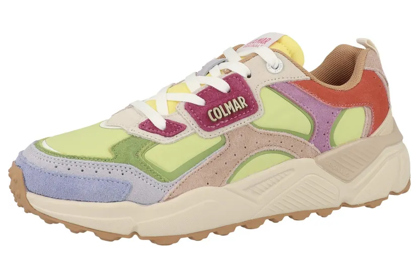 Colmar sneaker Beige / Lichtblauw / Lichtgroen / Lila (GARNERFLASHY076)