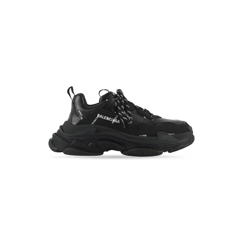 Balenciaga Triple S Black Logo (W) (524039 W2FA1 1090)