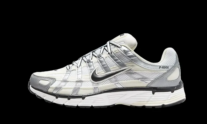 Nike P-6000 Coconut Milk Metallic Silver (W) (FV6603-100)
