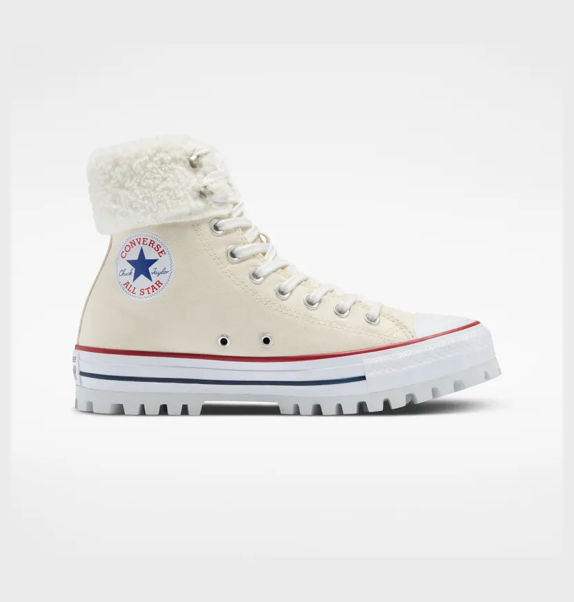 Converse Chuck Taylor All Star Trek Fur Collar Ivory Boot Trek (A05134C)