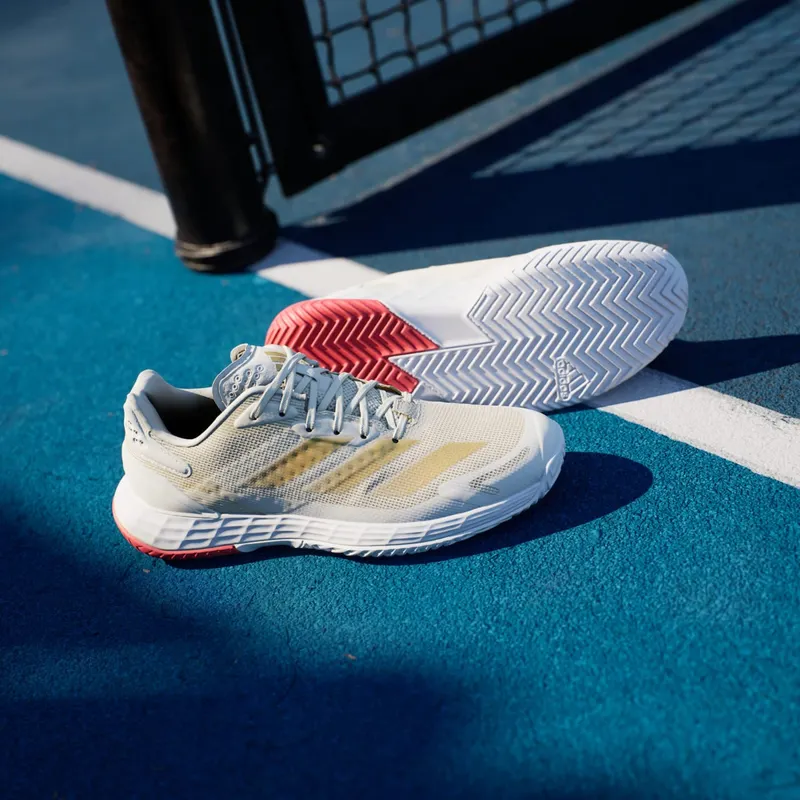 adidas Defiant Speed 2 Off White Gold Metallic Bright Red (IF9109)