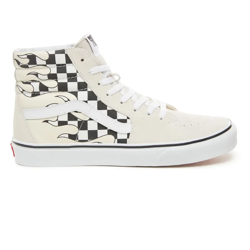 Vans Sk8-Hi Checkerboard Flame White Classic White/True White (VN0A38GERX7)