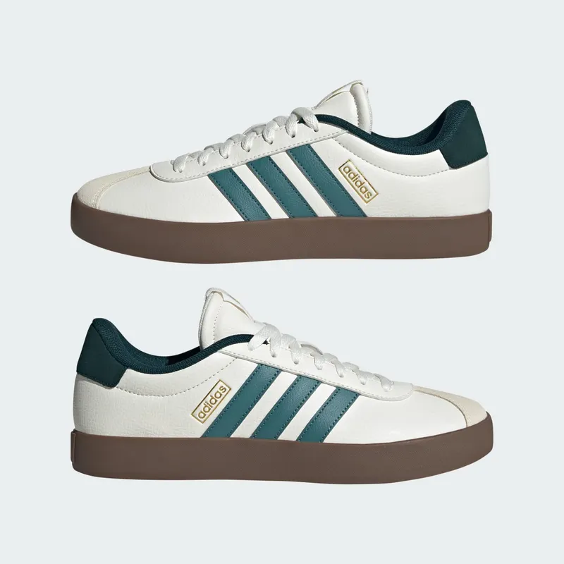 Adidas VL Court 3.0 Core White / Preloved Teal / Aurora Ivy (JR8635)
