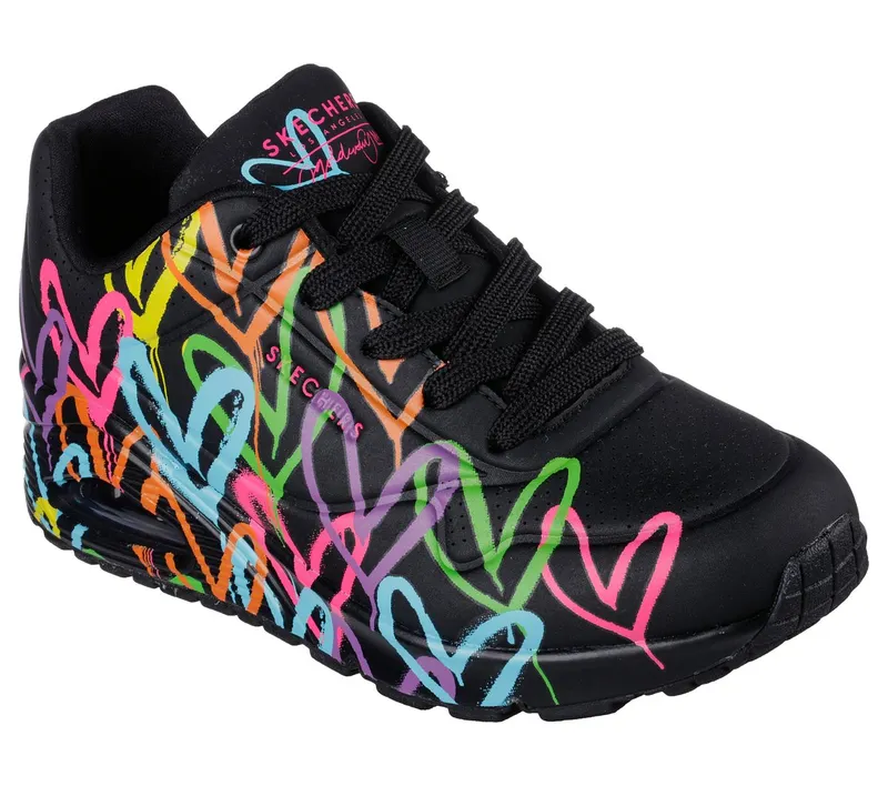 Skechers JGoldcrown: Uno – Highlight Love Sneaker Black