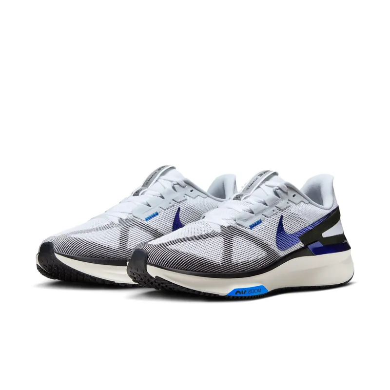 Nike Air Zoom Structure 25 White Black Sail Photo Blue (HV5222-100)