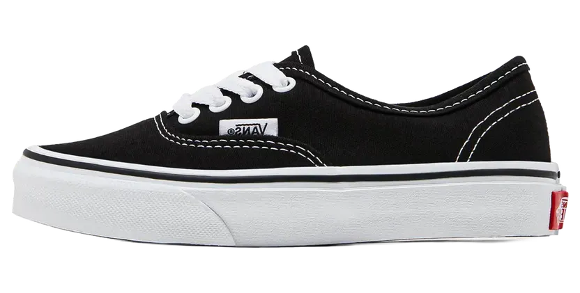 Vans Kids Black Authentic Little Kids Sneakers (VN000WWX6BT1)