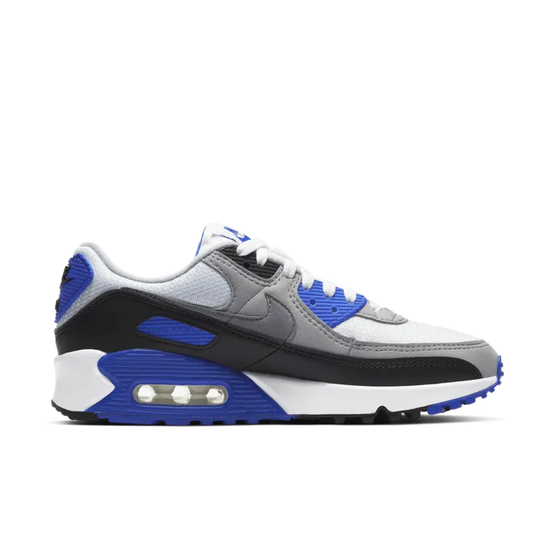 Nike Air Max 90 Recraft Royal (W) White/Particle Grey-Royal Blue (CD0490-100)