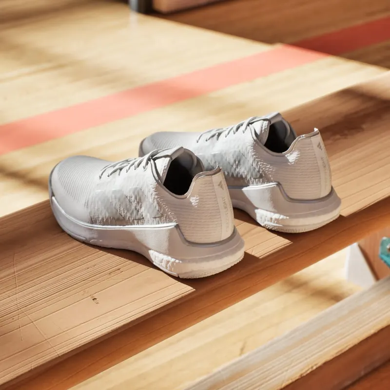 Adidas Crazyflight Volleyball Shoes Cloud White / Silver Metallic / Grey One (IG3970)