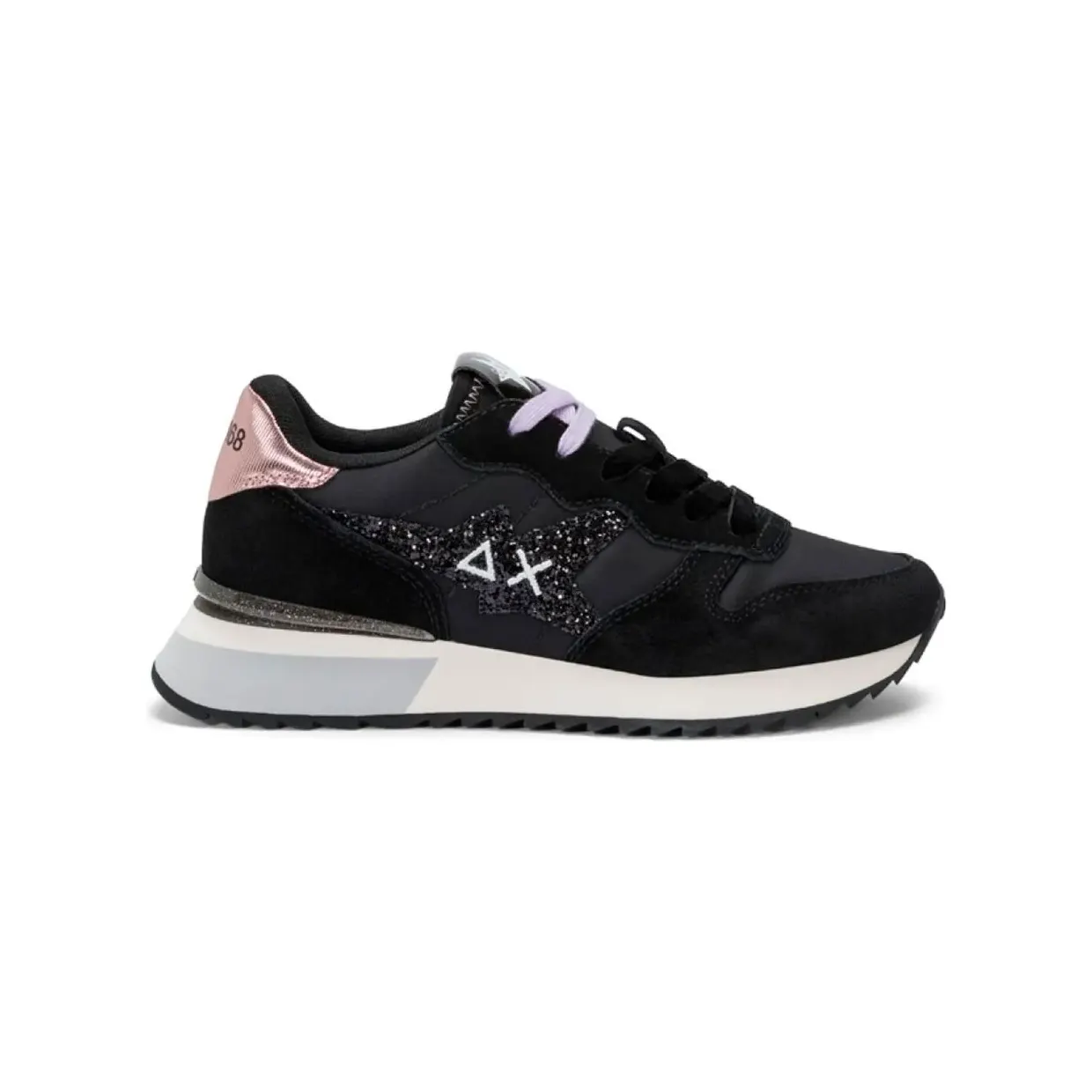 Sun68 Stargirl Glitter Low Top “Black” (SCPZ45217S11)